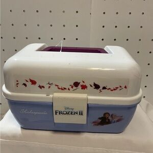 Disney Frozen II Purple & White Fishing Tackle/ Accessory box